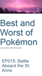 Mobile Screenshot of pokemon.theirstar.com