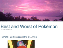 Tablet Screenshot of pokemon.theirstar.com